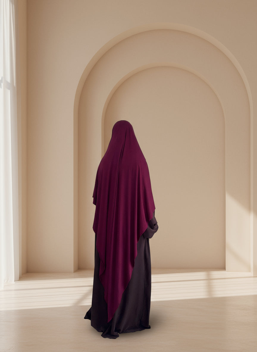 Maxi Bamboo Jersey Khimar - Bamboo Khimar Hijab