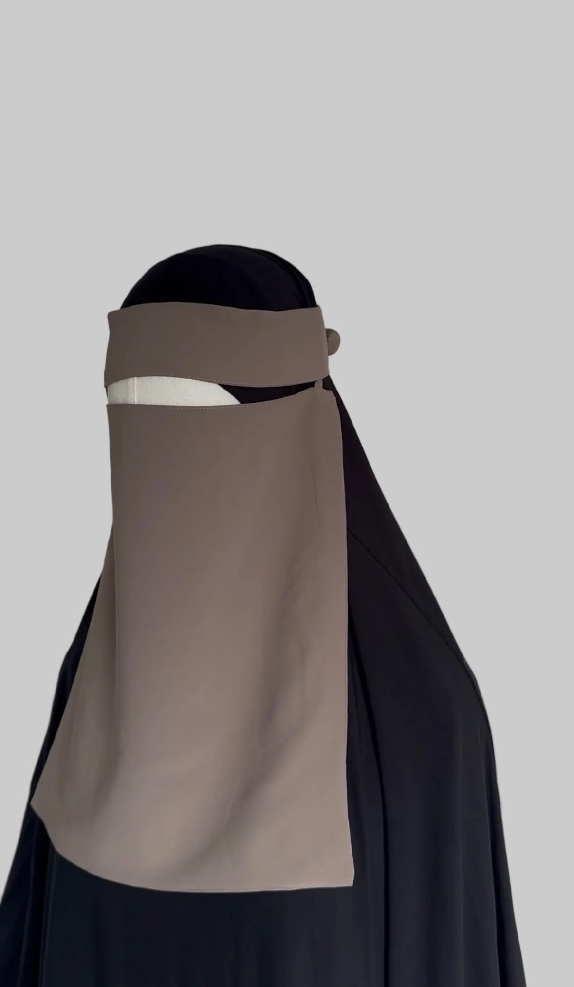 1 Layer Medina Silk Pull Down Niqab