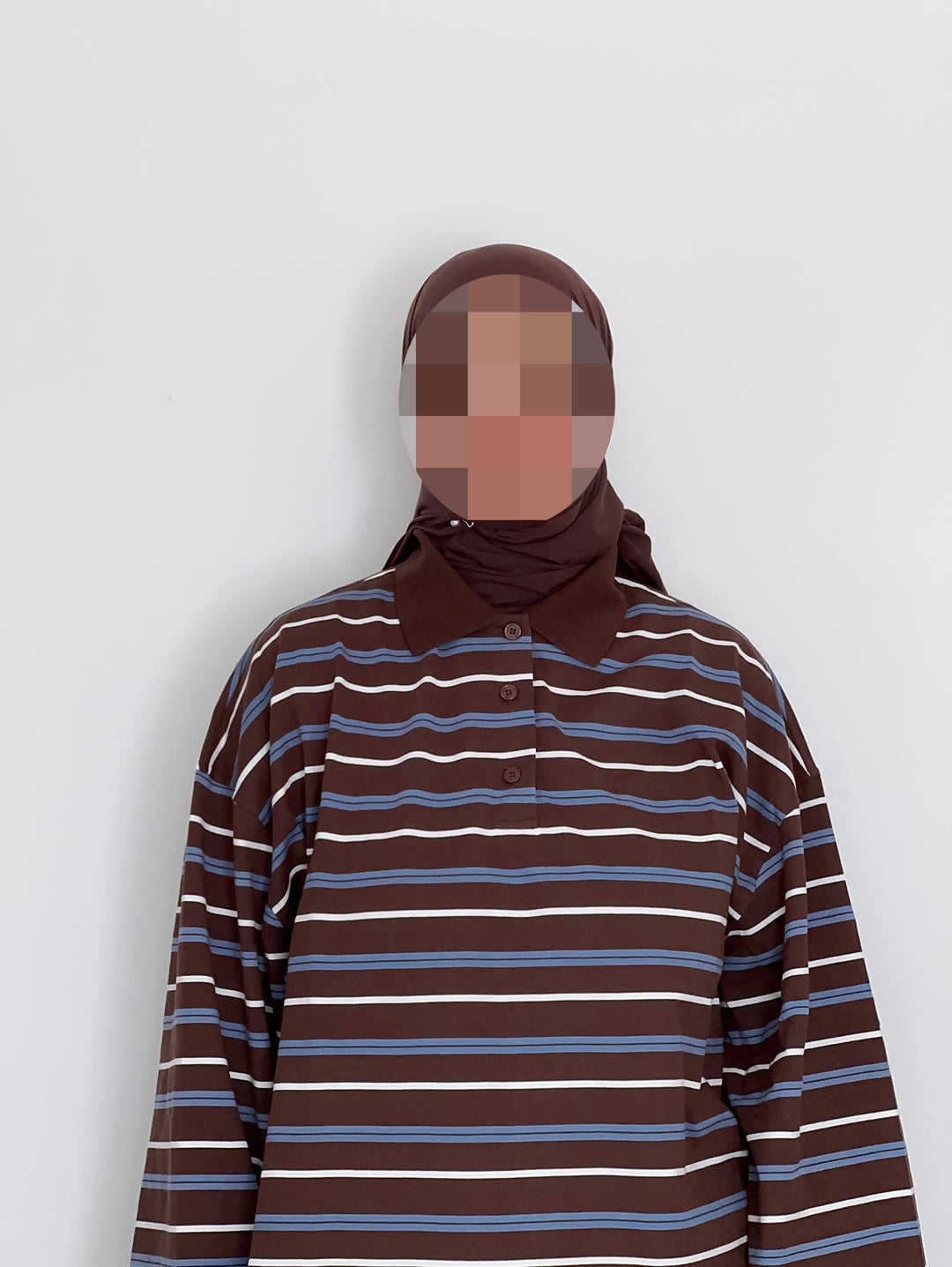 The Essential Modest striped Polo