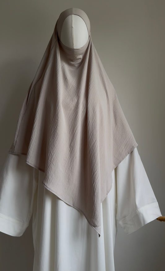 Clay Crepe Khimar