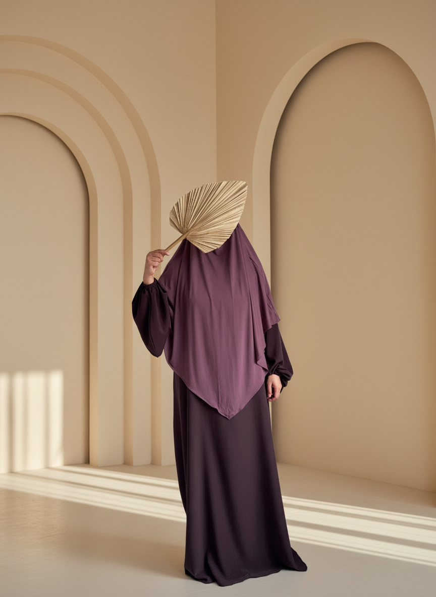 Bamboo jersey khimar