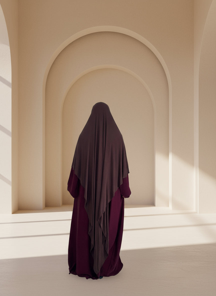 Maxi Bamboo Jersey Khimar - Bamboo Khimar Hijab