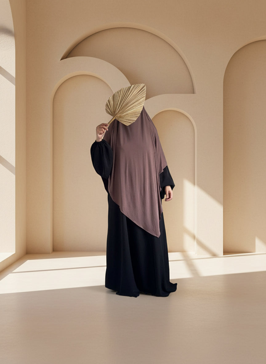 Maxi Bamboo jersey khimar