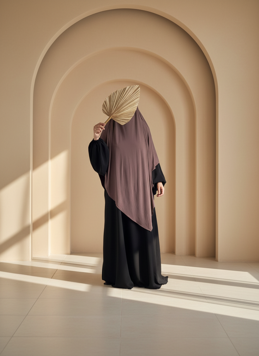 Maxi Bamboo jersey khimar
