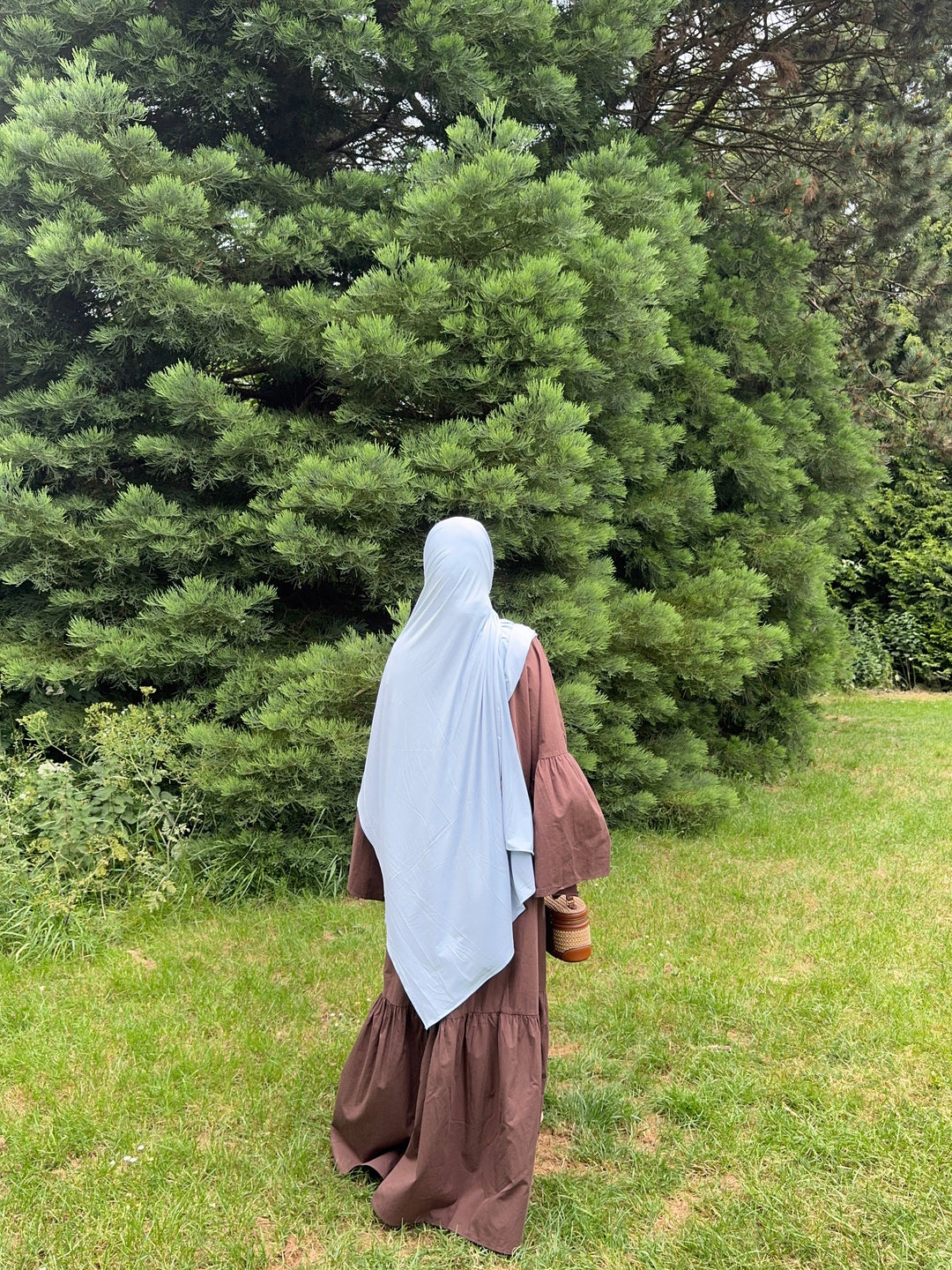 Modest Flowy Cotton Maxi Dress