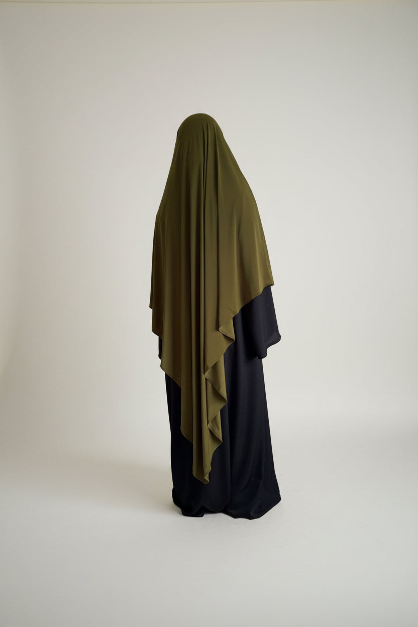 Maxi Premium Jersey Khimar – Full Coverage &amp; Elegant Drape