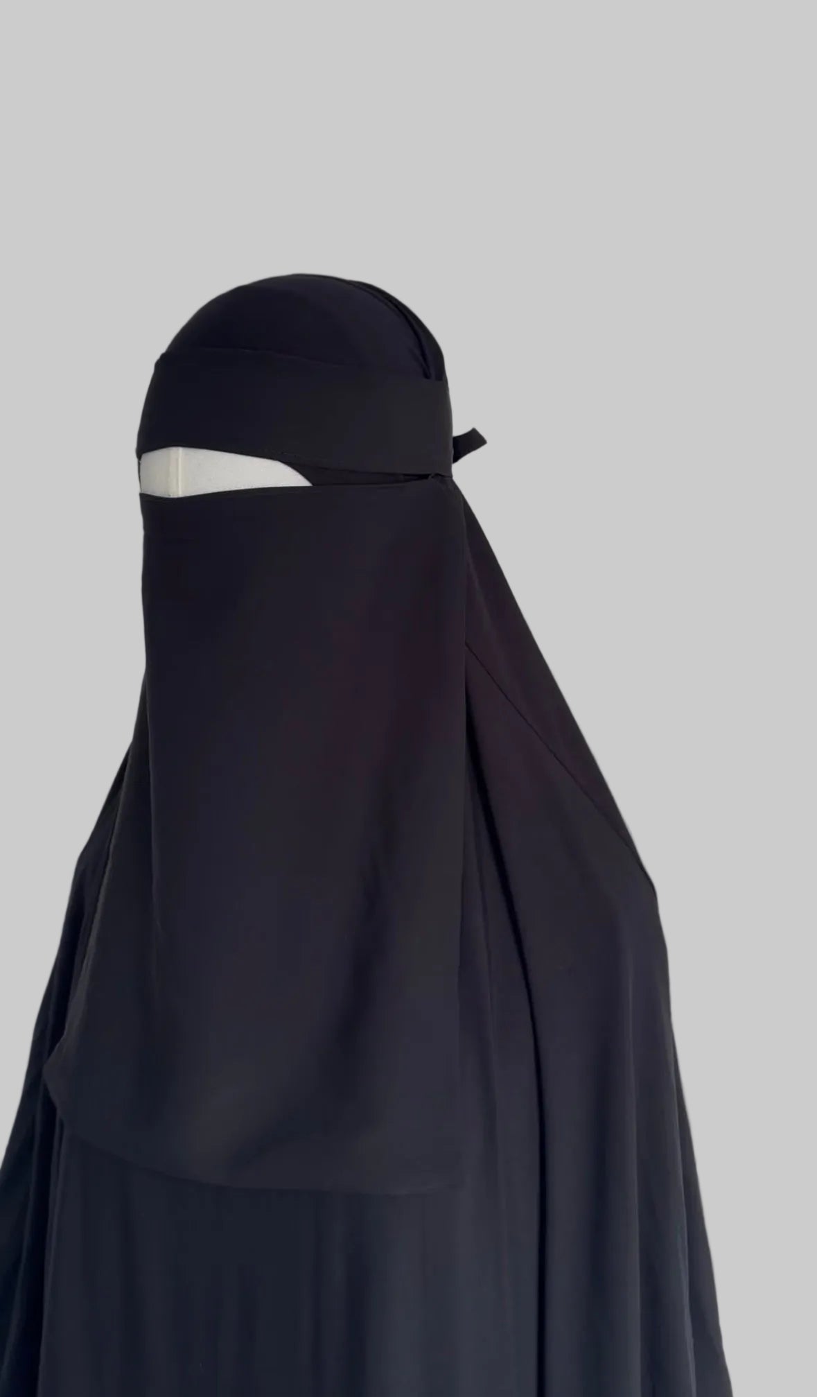 1 Layer Medina Silk Pull Down Niqab