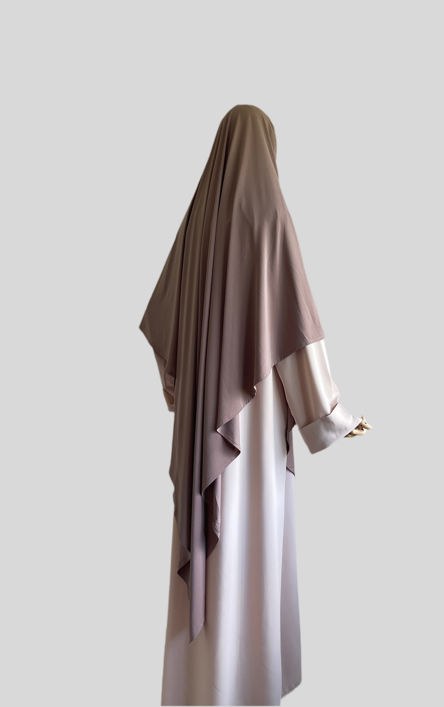 Maxi Pinky Taupe Premium Jersey Khimar