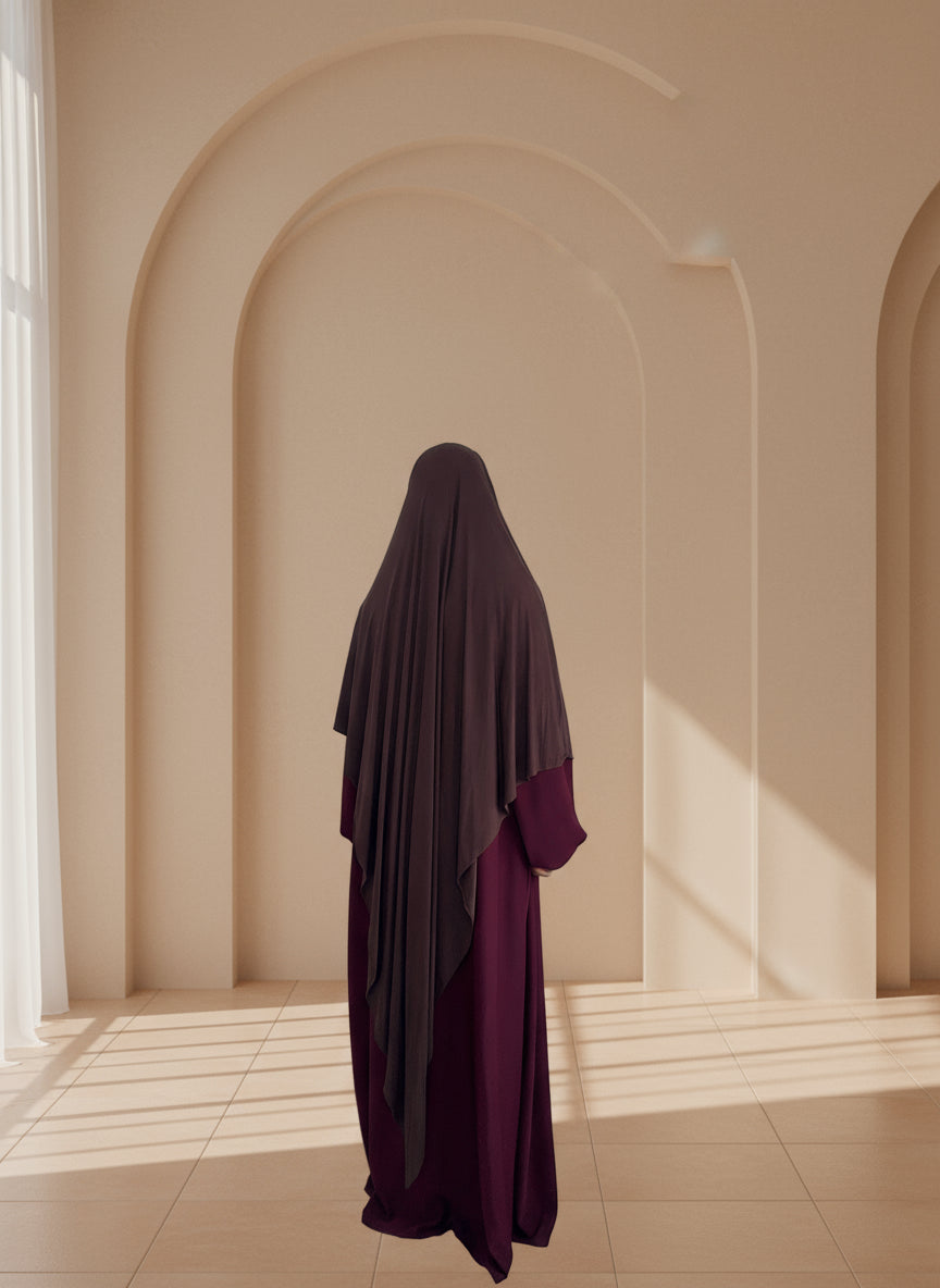 Maxi Bamboo Jersey Khimar - Bamboo Khimar Hijab