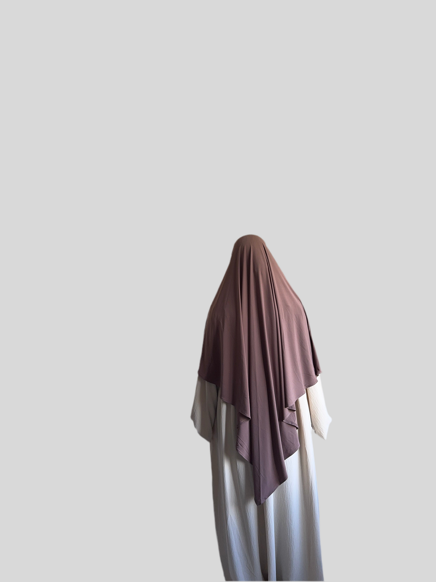 Regular Pinky mocha premium Jersey Khimar