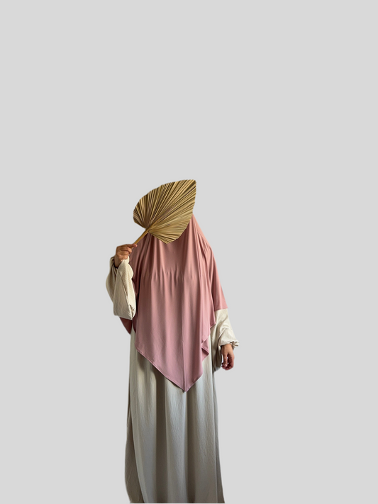 Regular Premium Jersey Khimar pink