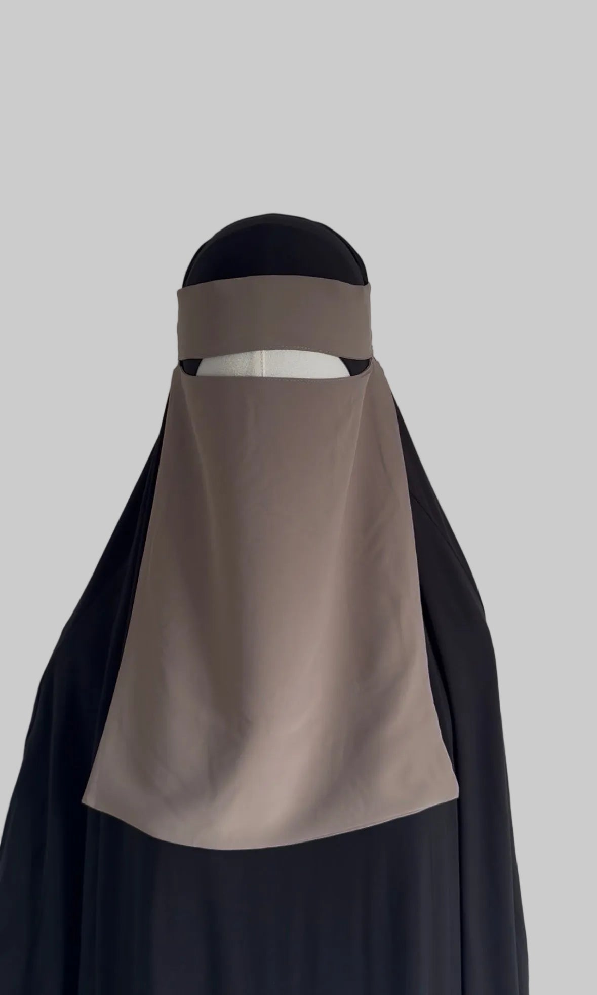 1 Layer Medina Silk Pull Down Niqab