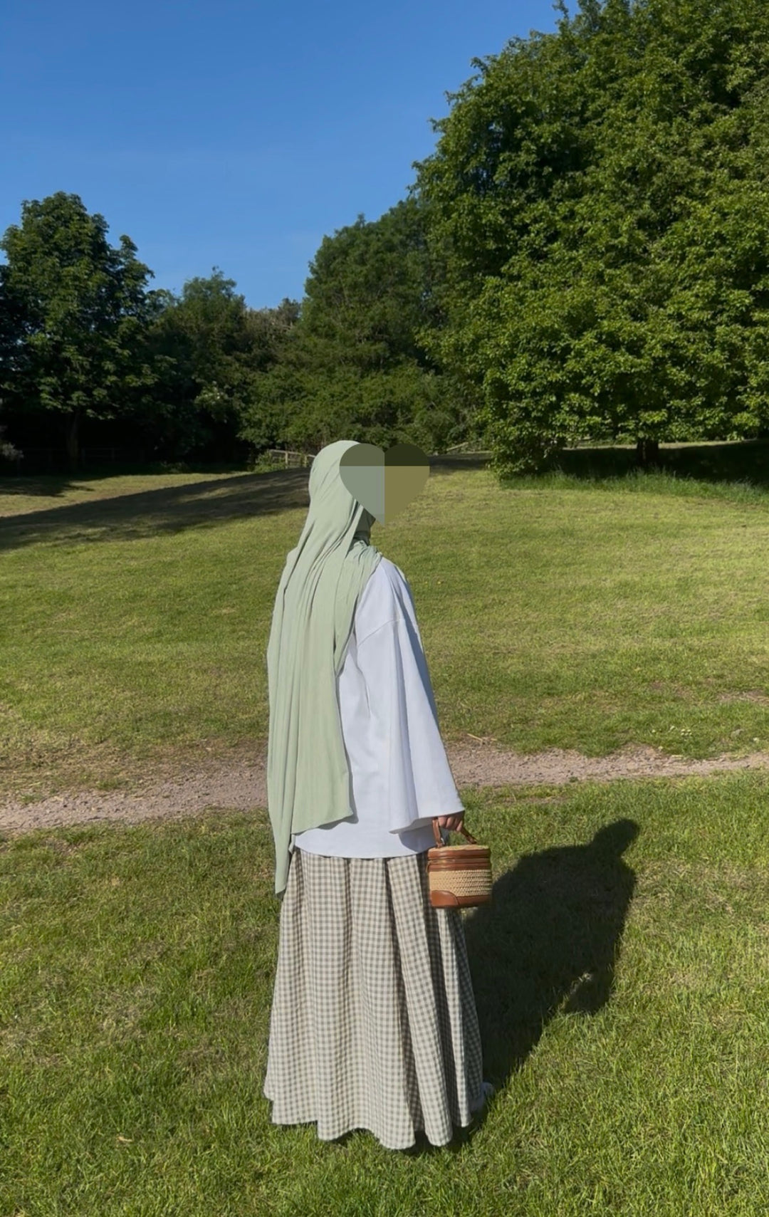 🌿 Bamboo Jersey Hijab XL – Soft, Breathable &amp; Effortlessly Modest