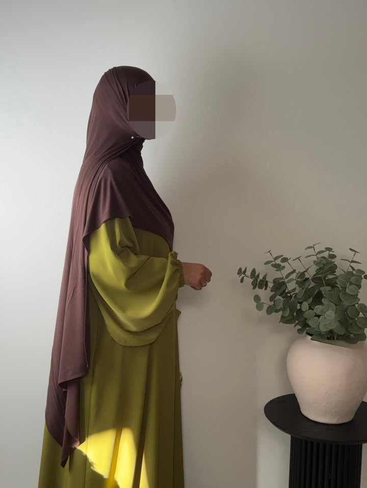 Medina Silk Abaya – Aisha | Elegant Modest Maxi Dress with Pockets