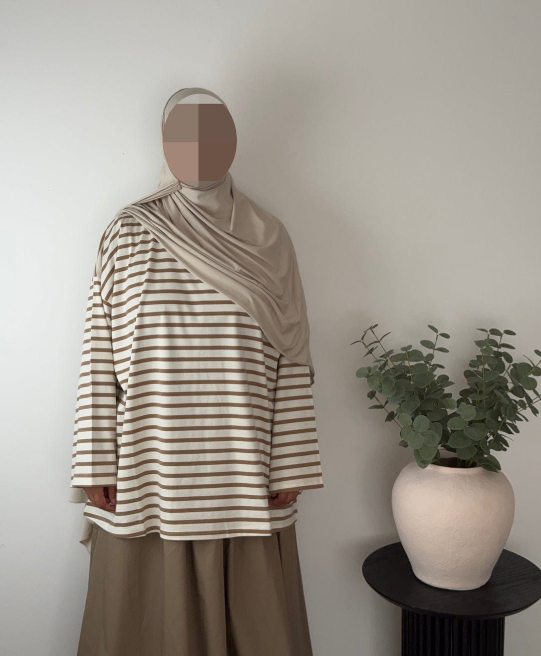 Premium 100% Cotton Oversized Breton Stripe T-Shirt