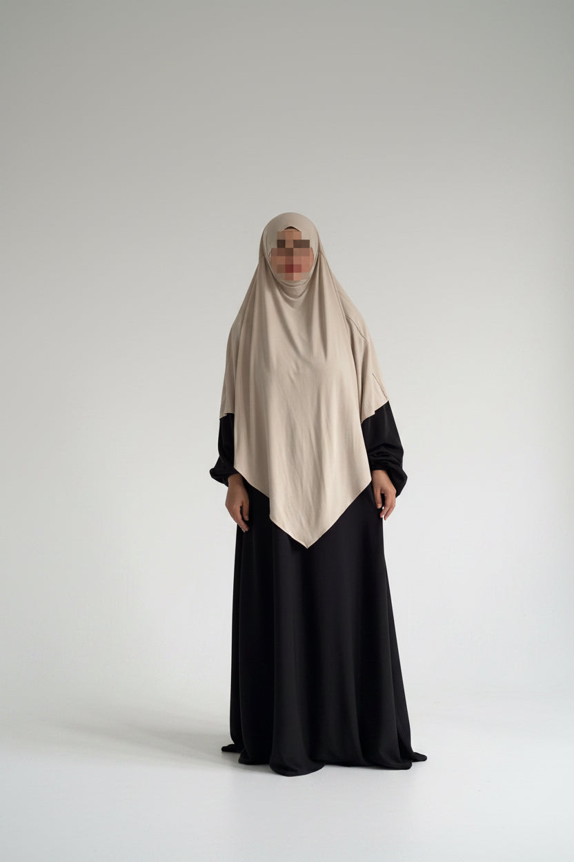 Everyday Bamboo Jersey Khimar – Lightweight, Breathable &amp; Comfortable