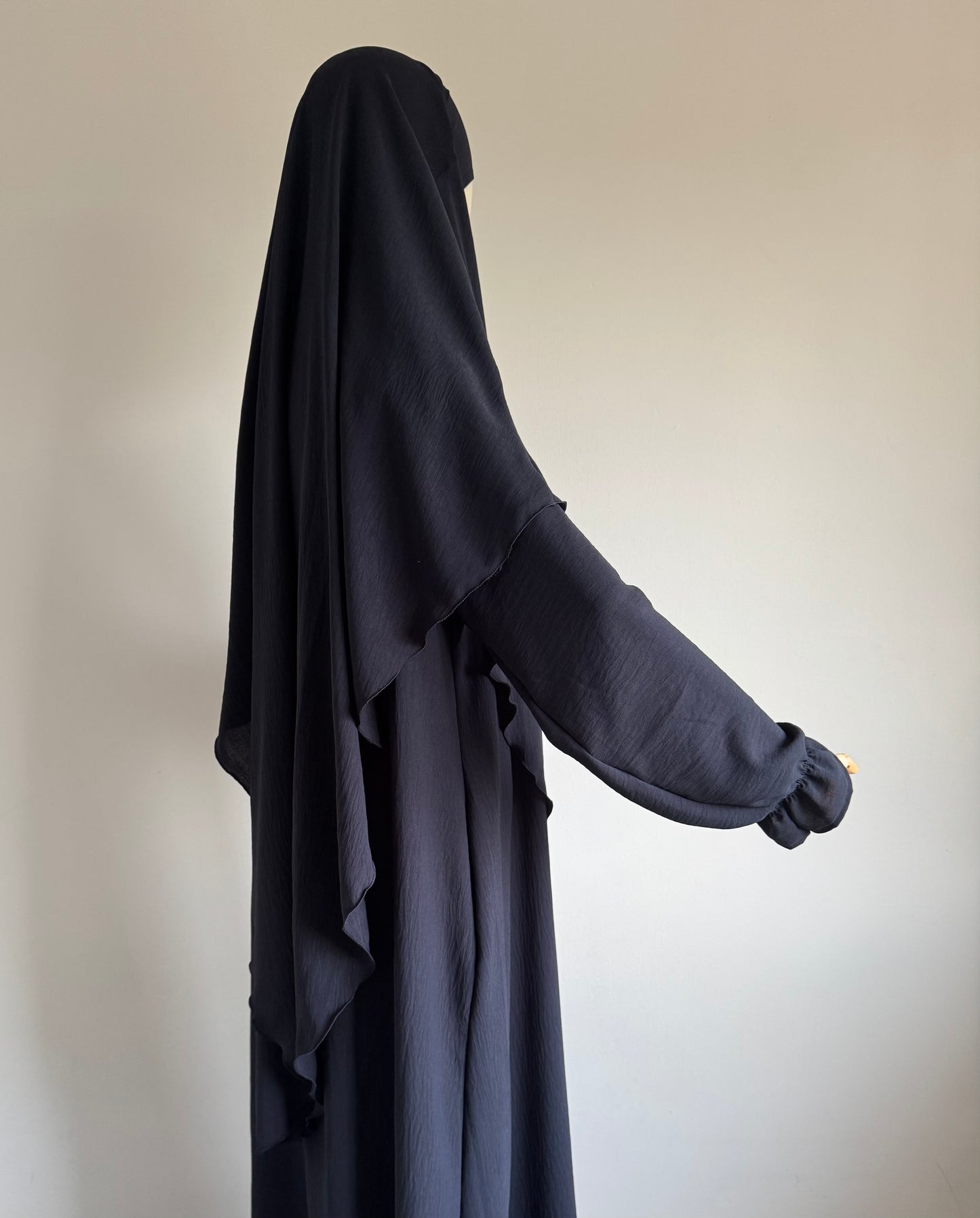 Navy Abaya & Khimar Set Mariya