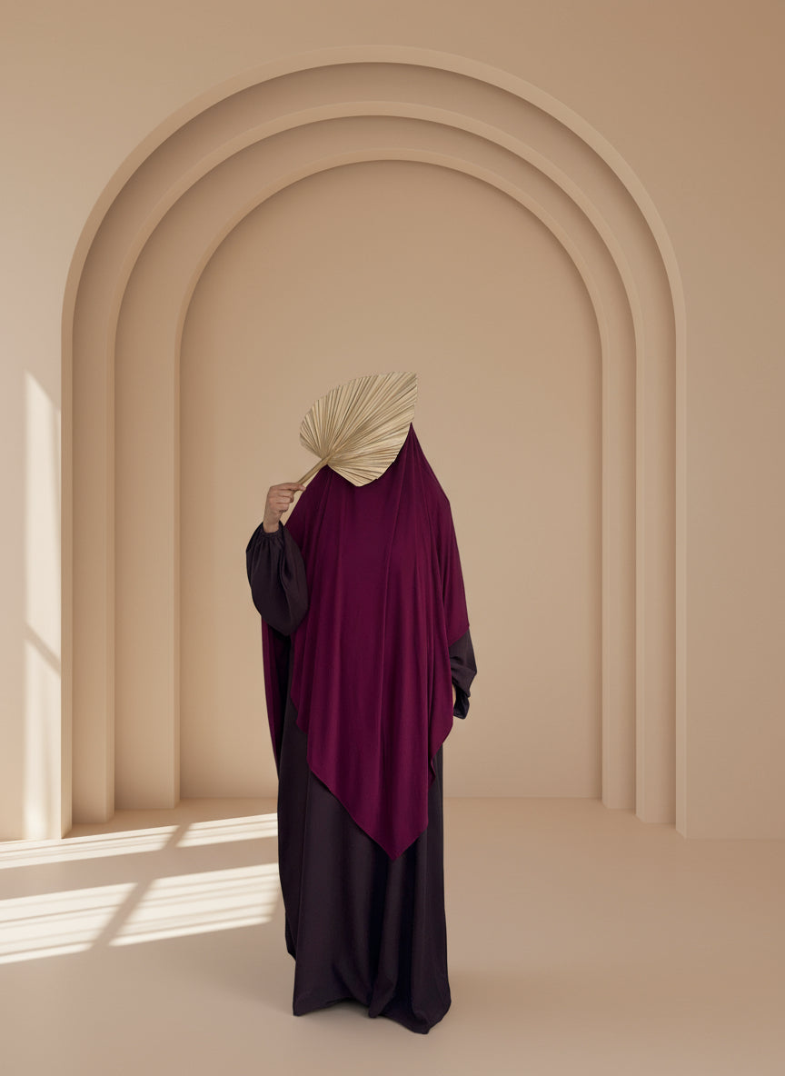 Maxi Bamboo Jersey Khimar - Bamboo Khimar Hijab