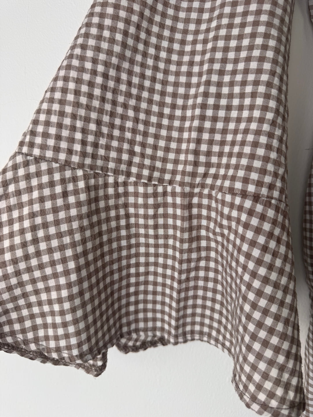 Gingham Modest Maxi Dress