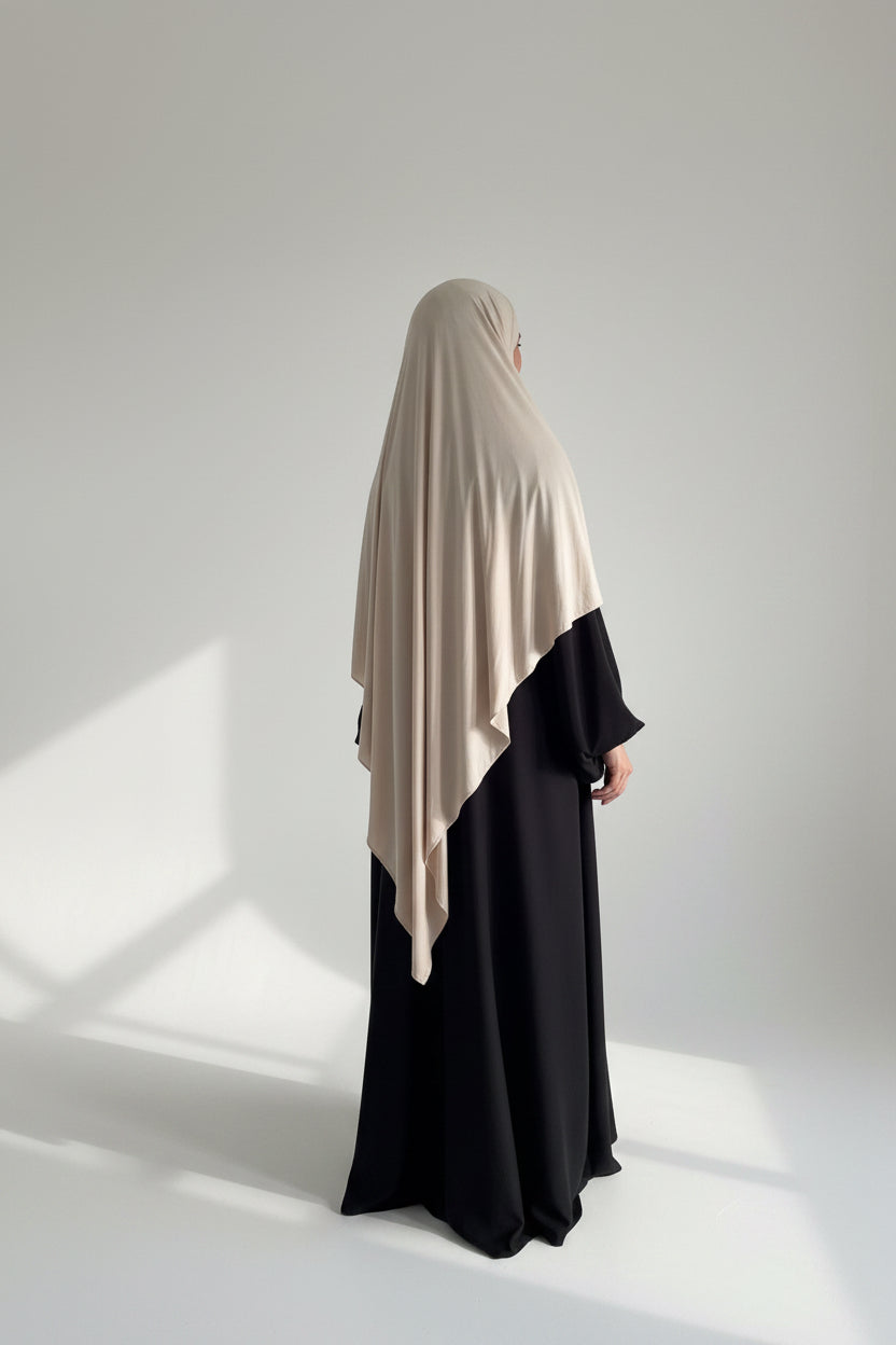 Everyday Bamboo Jersey Khimar – Lightweight, Breathable &amp; Comfortable