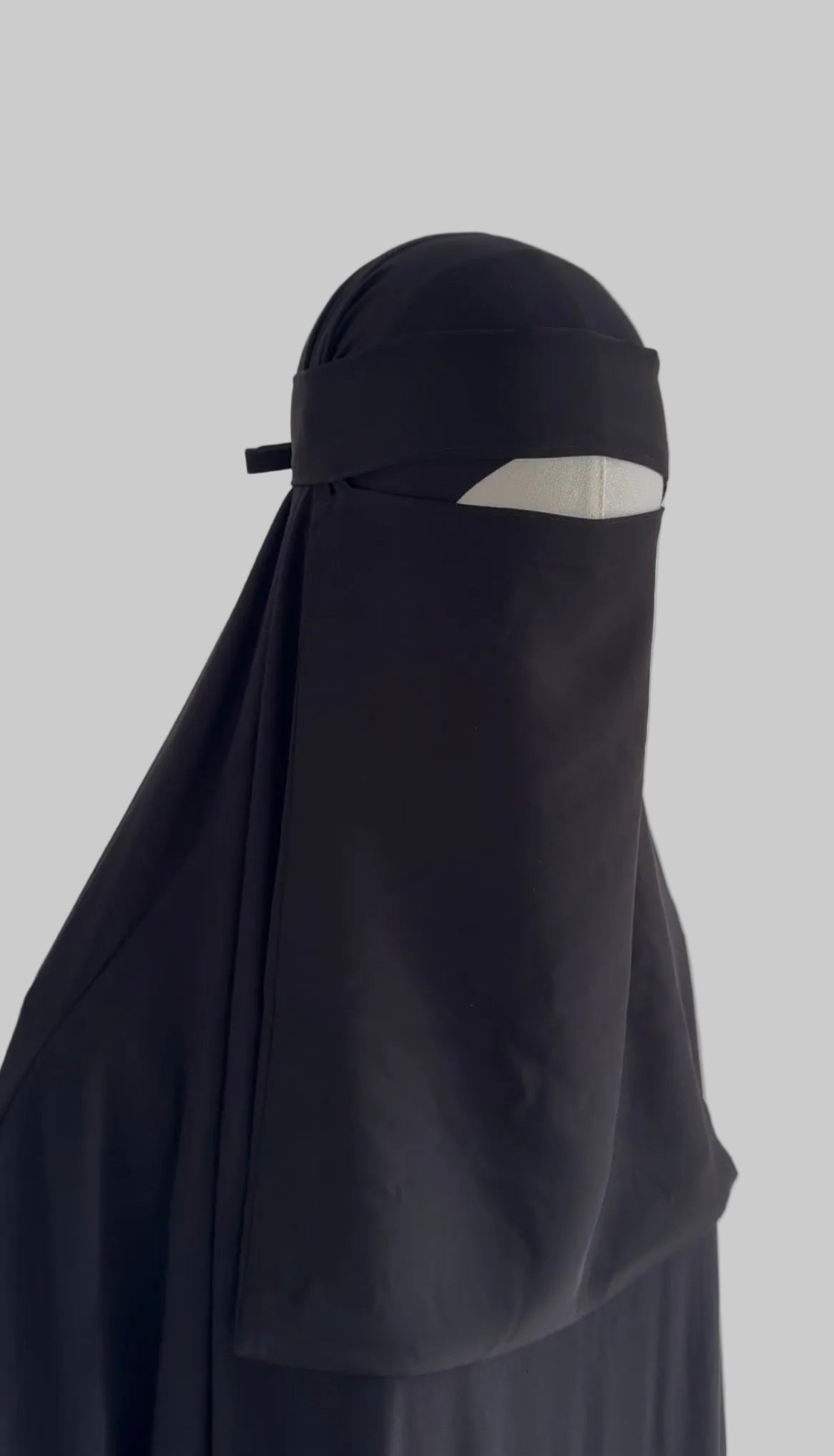 1 Layer Medina Silk Pull Down Niqab