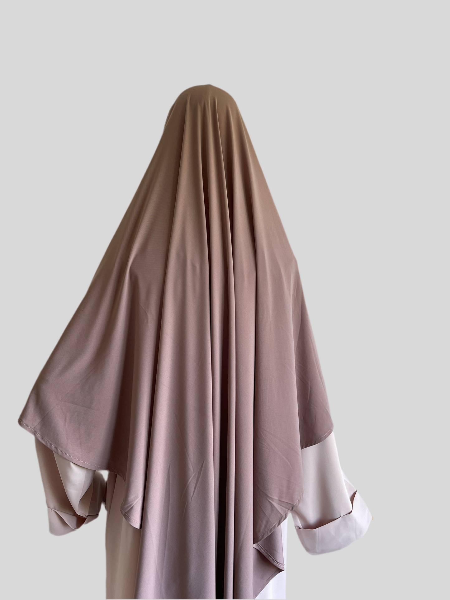Maxi Pinky Taupe Premium Jersey Khimar