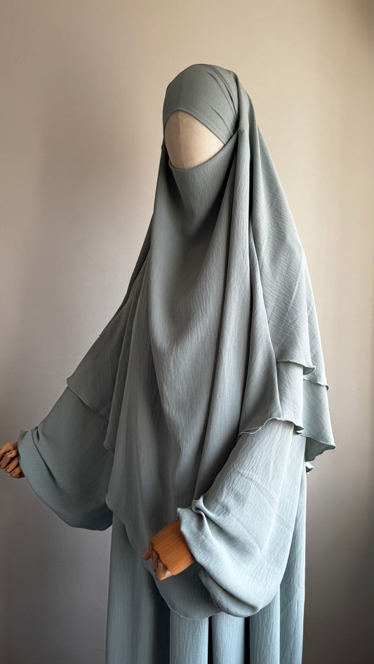 Watergreen Abaya & Khimar Set ASSIYA