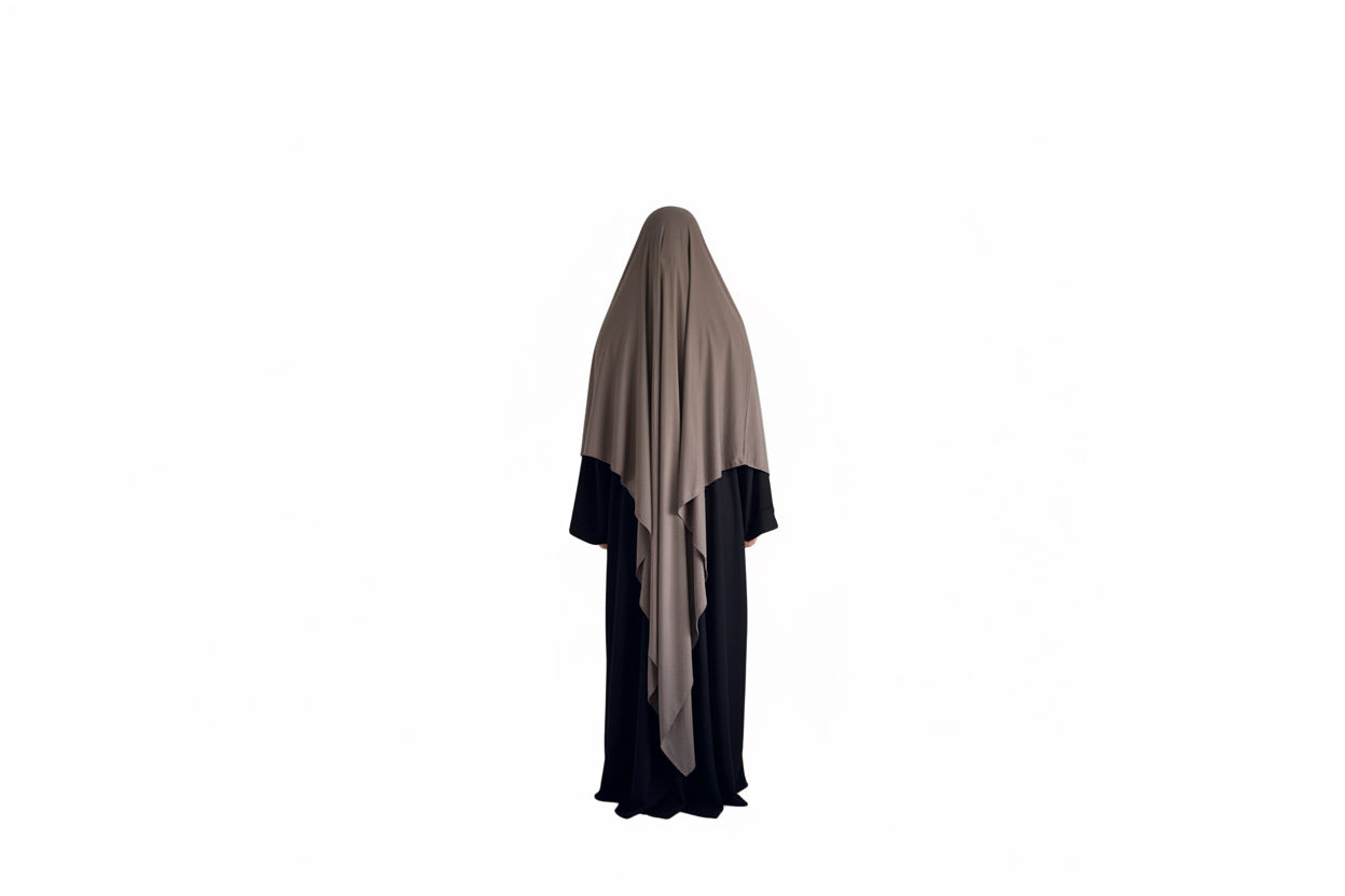 Maxi Bamboo Jersey Khimar – Full Coverage & Flowy Comfort