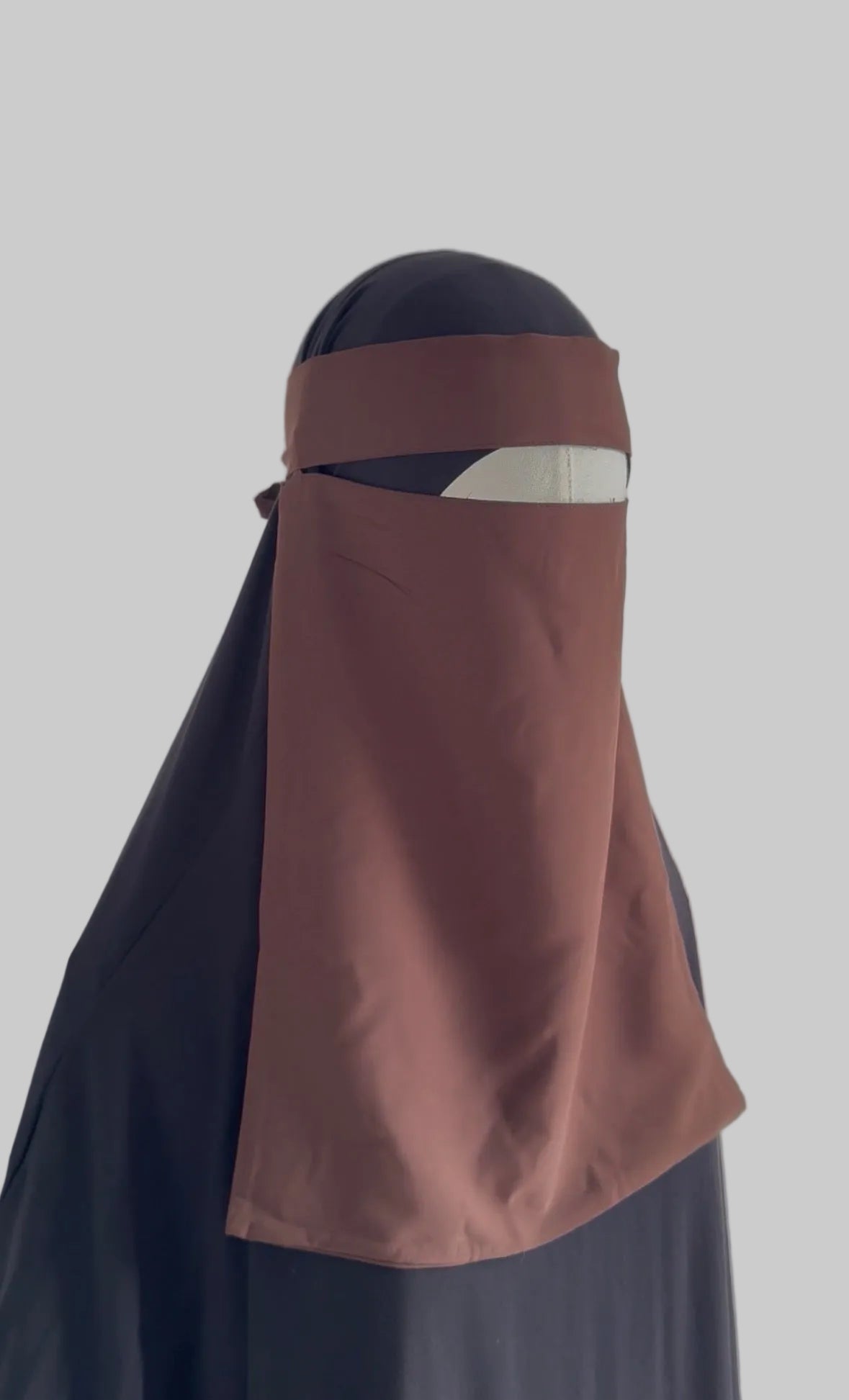 1 Layer Medina Silk Pull Down Niqab