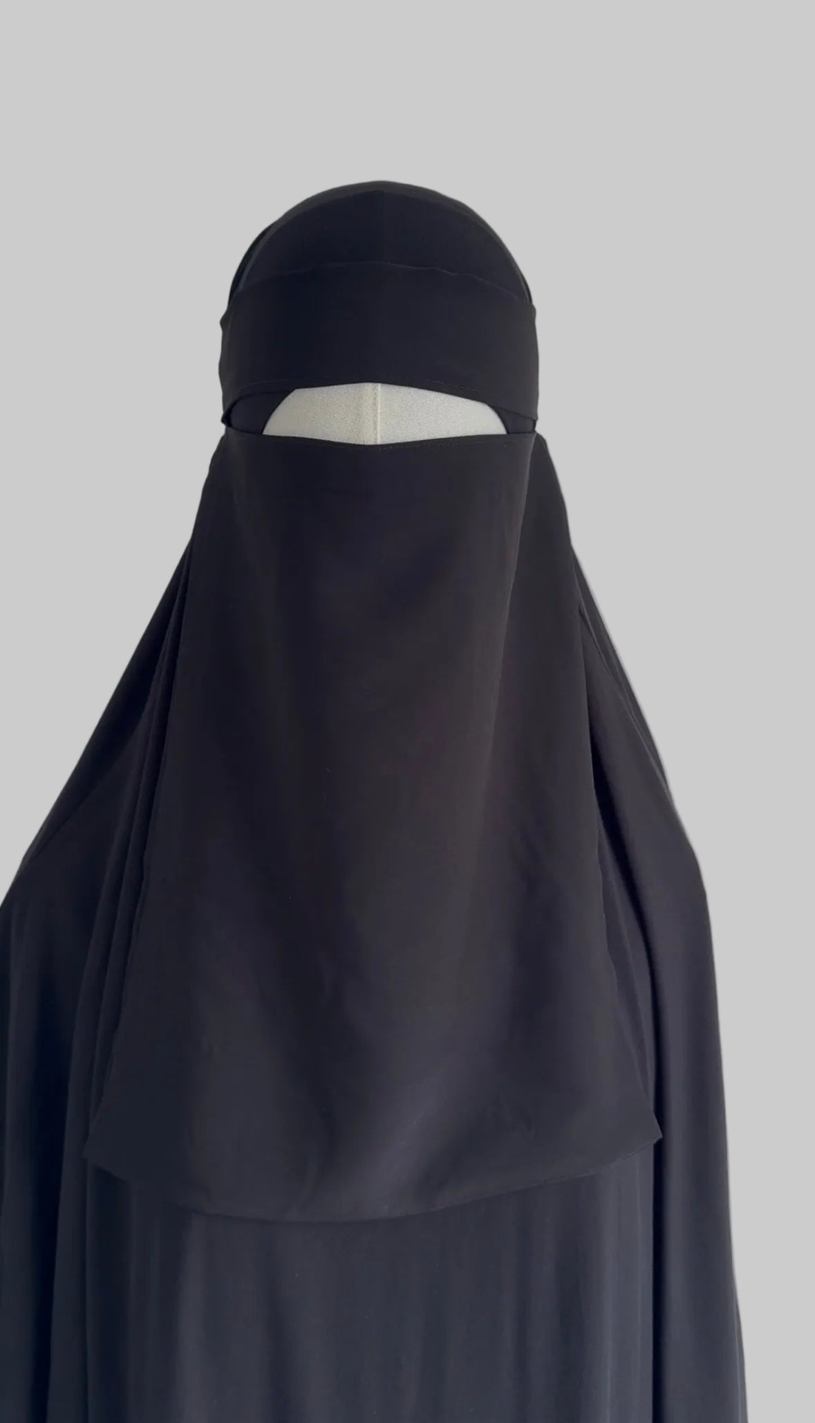 1 Layer Medina Silk Pull Down Niqab