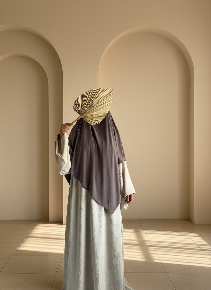 Premium Jersey Khimar - Jersey Khimar Hijab - Modest Jersey Scarf