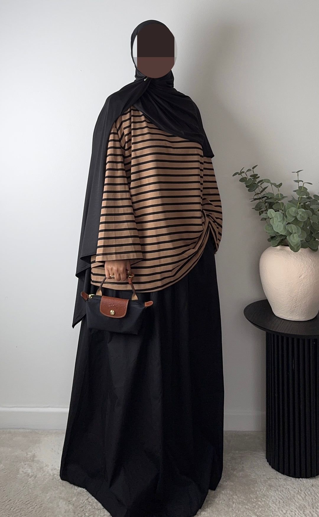 Premium 100% Cotton Oversized Breton Stripe T-Shirt