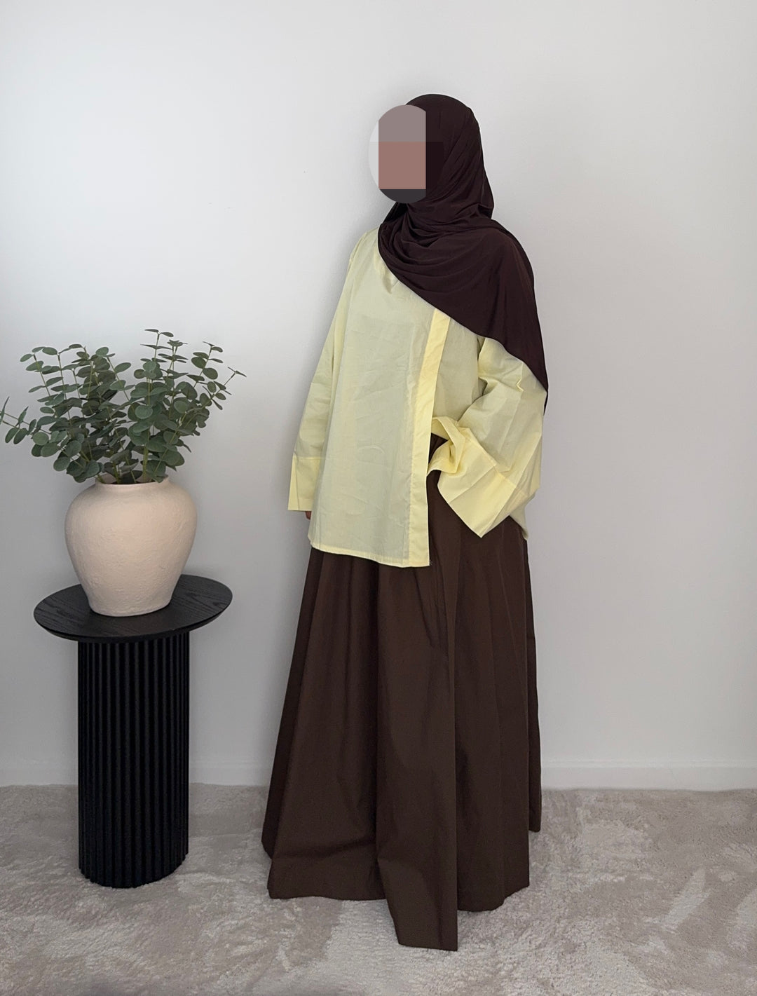 Modest Oversized Long Sleeve Blouse – 100% Cotton – Lightweight, Breathable &amp; Comfortable
