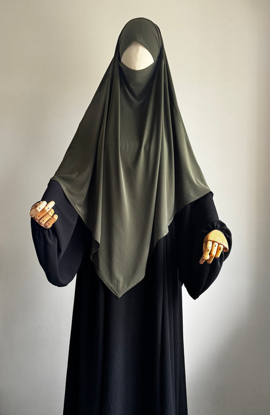 Regular Kaki Premium Jersey Khimar