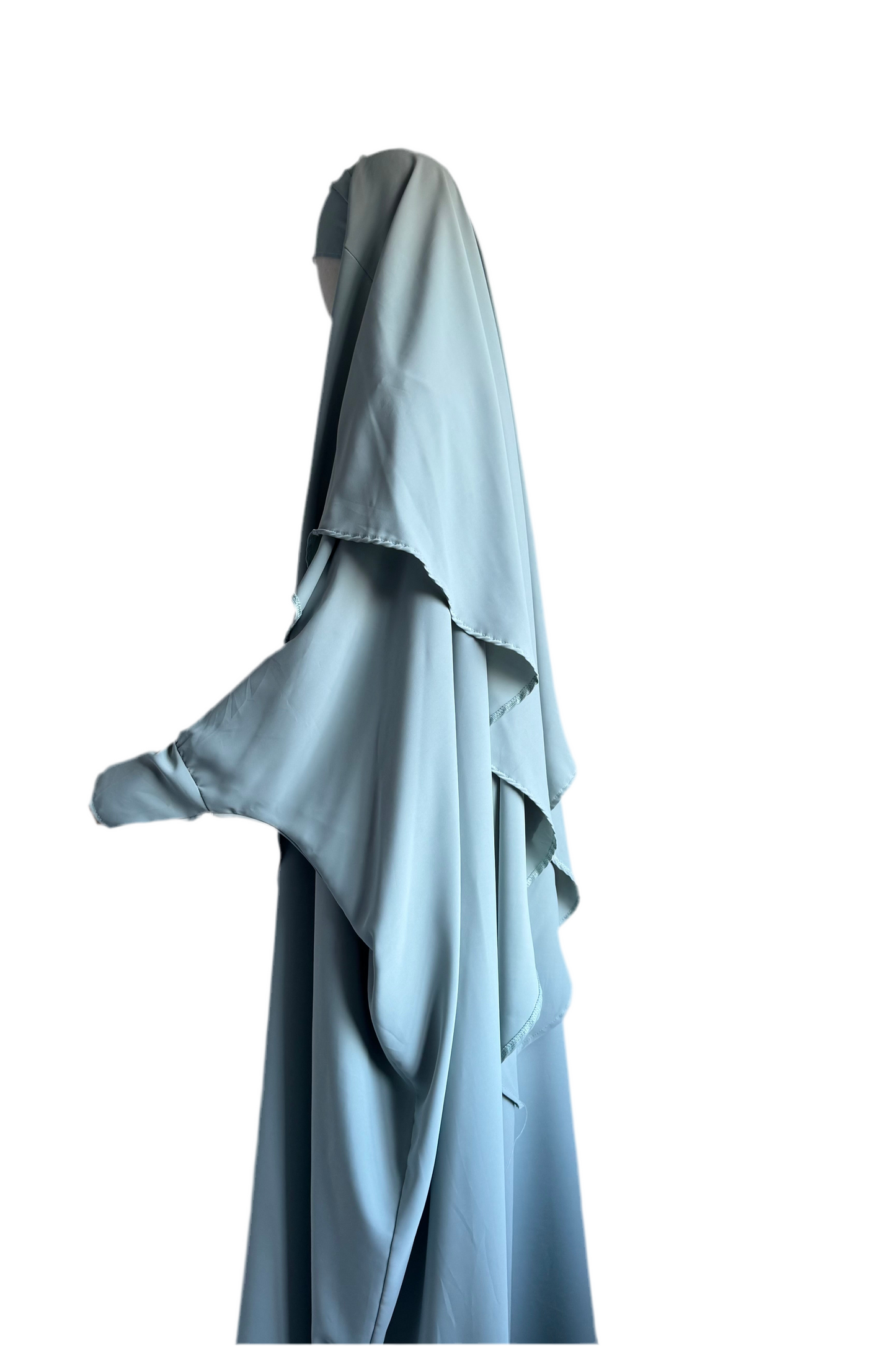 Waterblue Abaya & Khimar Set KHADIJA(Madina Silk)