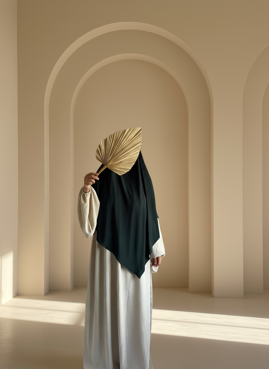 Premium Jersey Khimar - Jersey Khimar Hijab - Modest Jersey Scarf