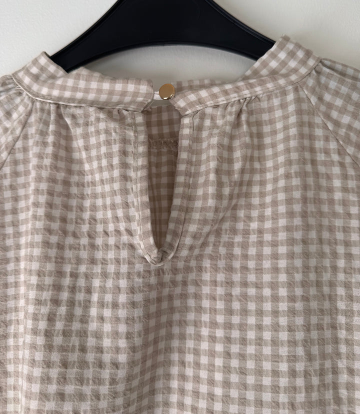 Gingham Modest Maxi Dress