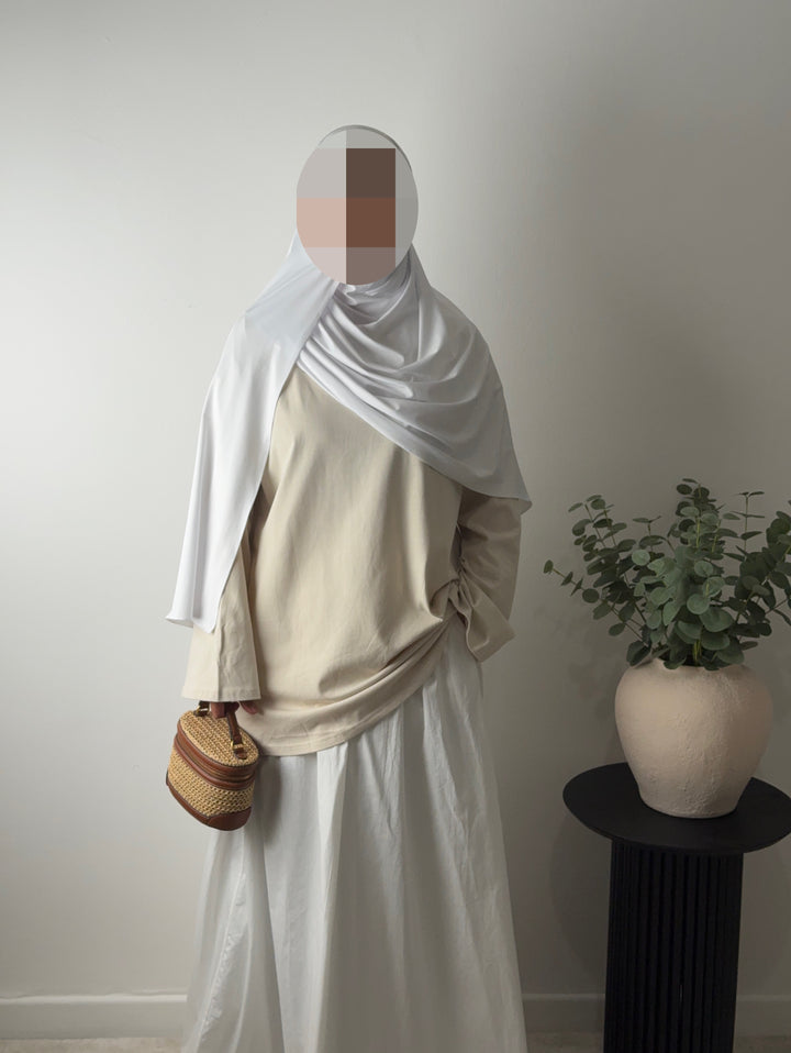 Oversized Modest Top 100% cotton