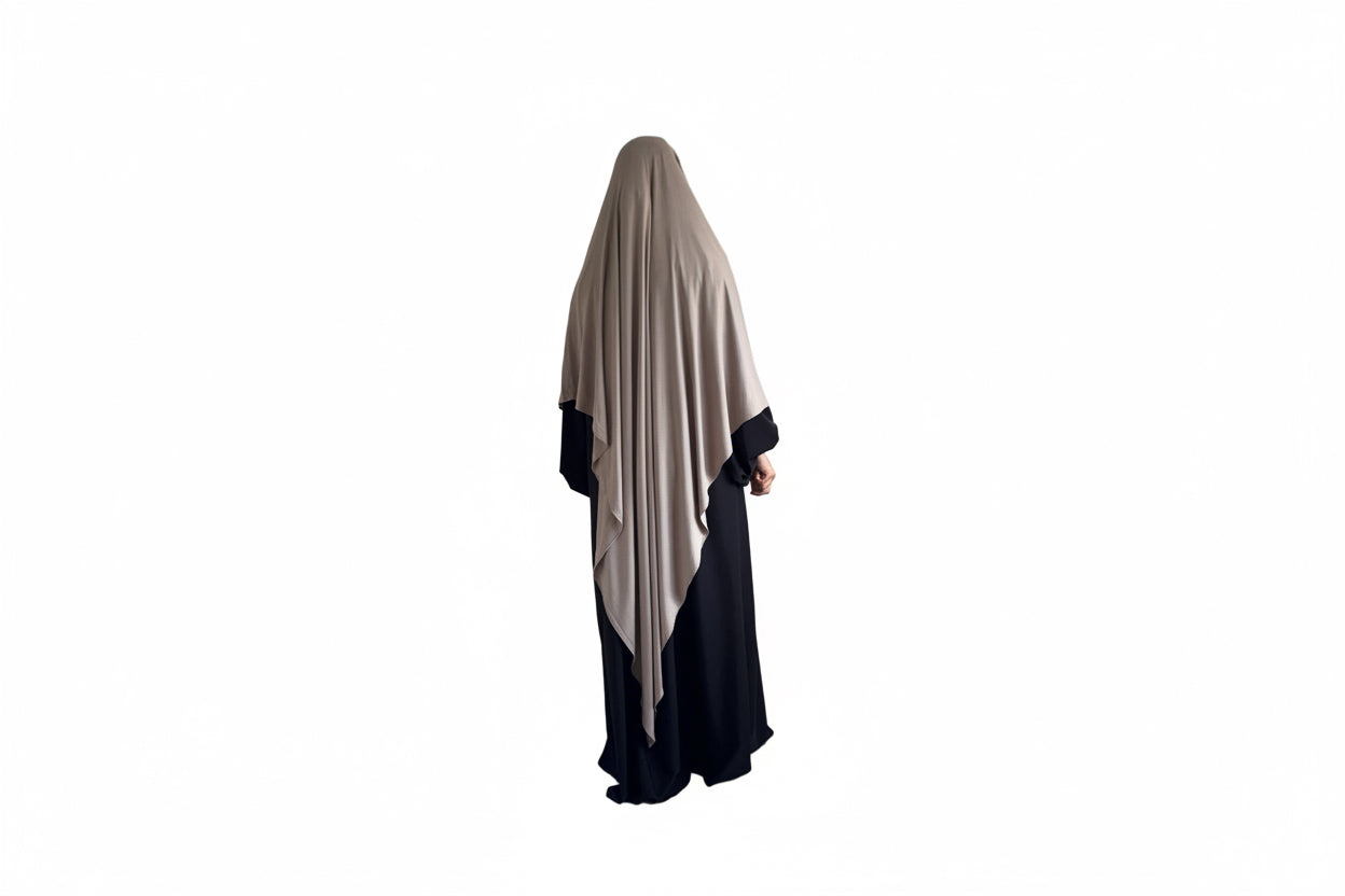 Maxi Bamboo Jersey Khimar – Full Coverage & Flowy Comfort
