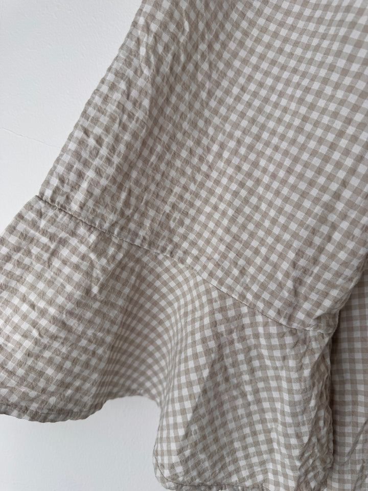 Gingham Modest Maxi Dress