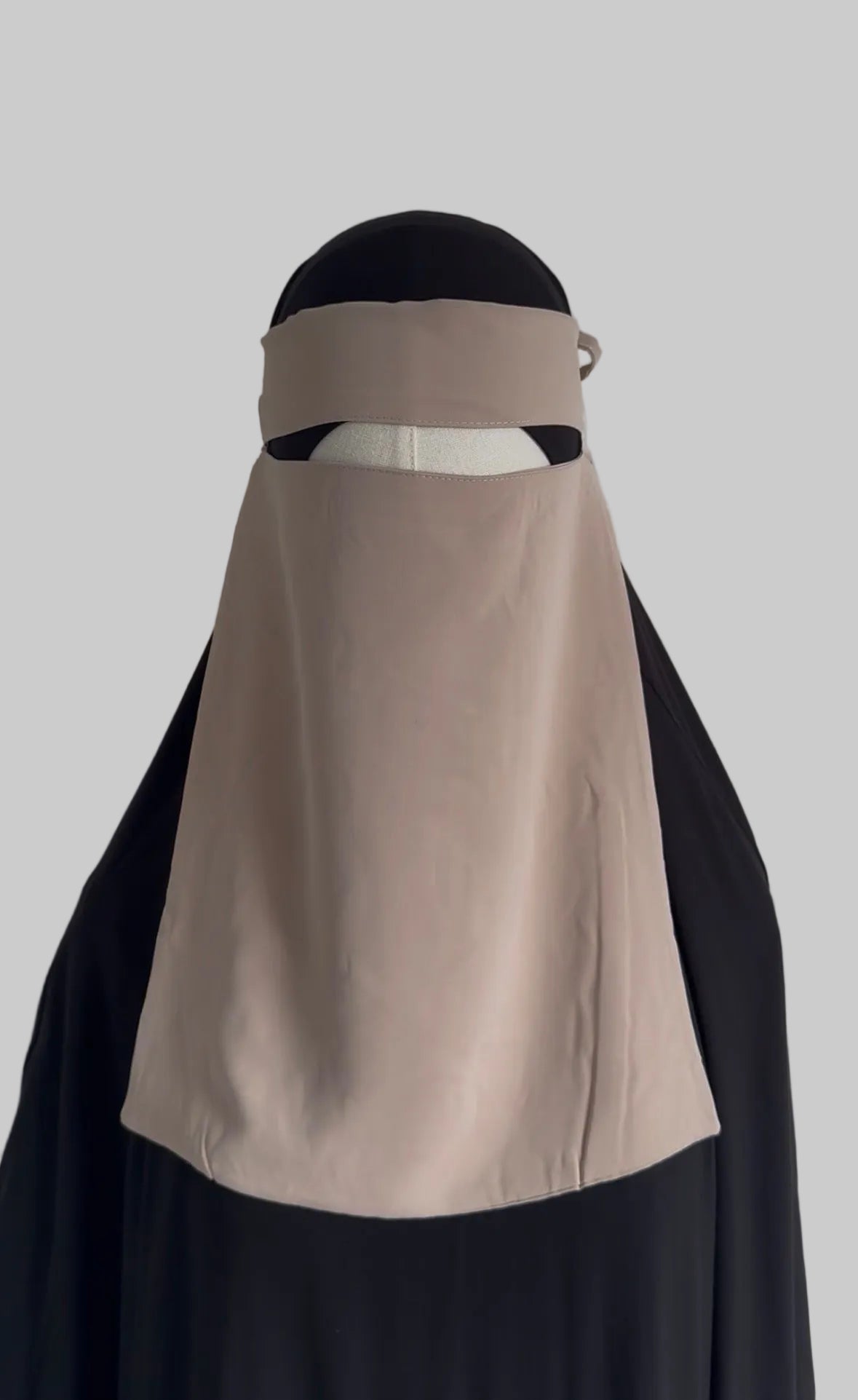 1 Layer Medina Silk Pull Down Niqab