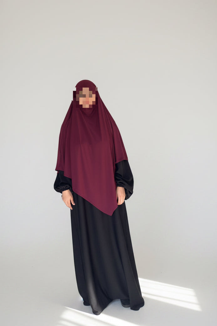 Premium Jersey Khimar – Everyday Elegance &amp; Structured Comfort