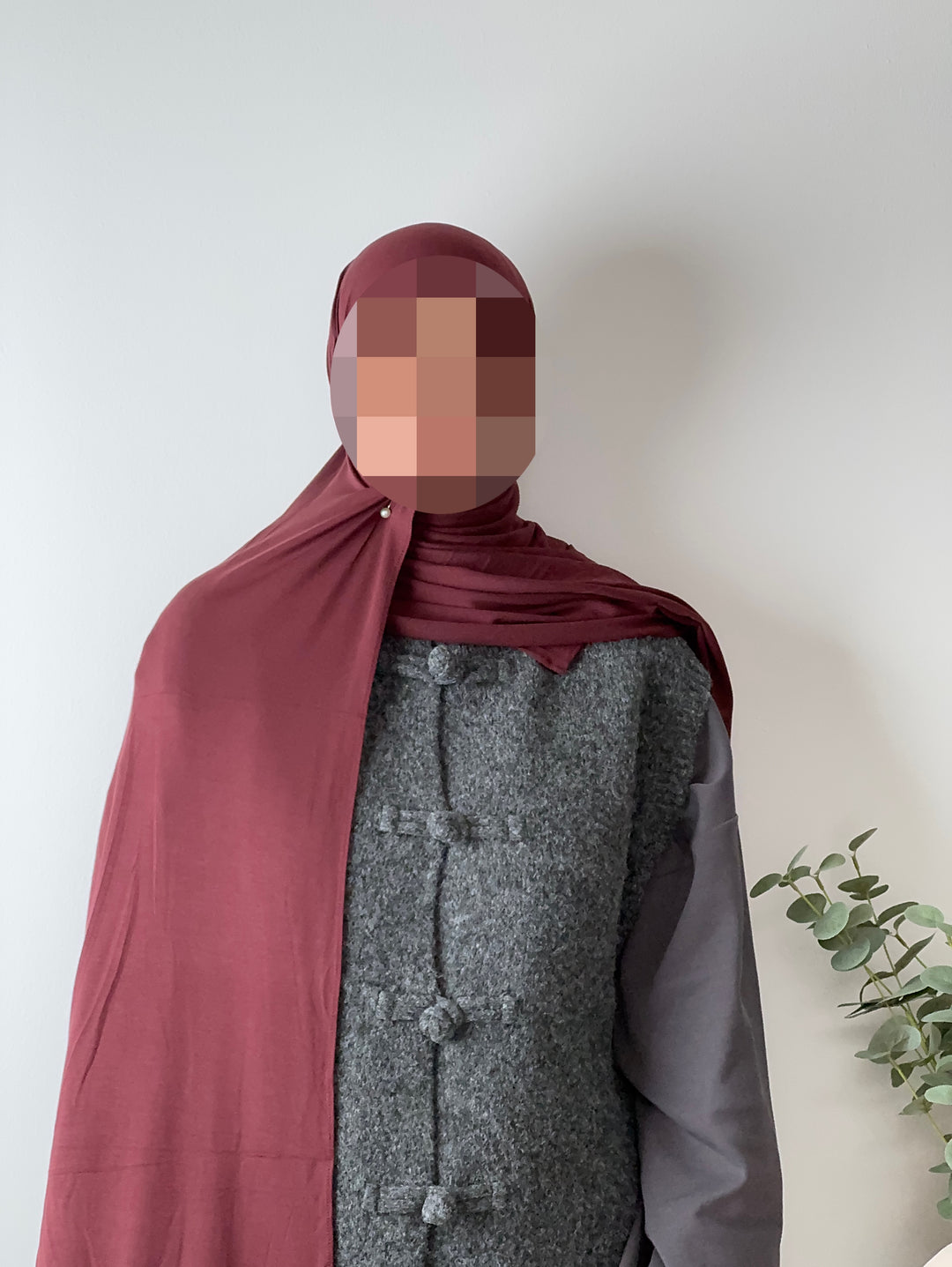 🌿 Bamboo Jersey Hijab XL – Soft, Breathable &amp; Effortlessly Modest
