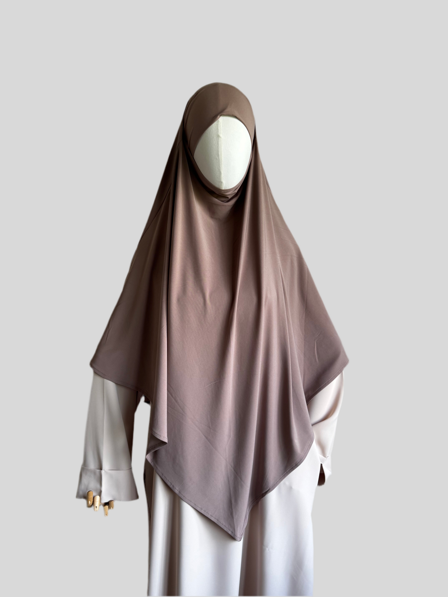 Regular Pinky Taupe premium Jersey Khimar