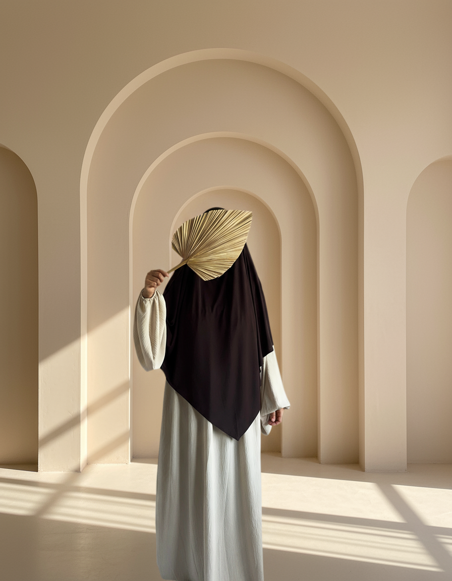 Premium Jersey Khimar - Jersey Khimar Hijab - Modest Jersey Scarf