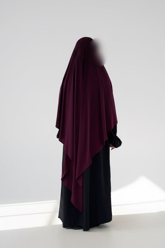 Maxi Jersey Khimar - Premium Khimar Hijab - Modest Jersey Khimar