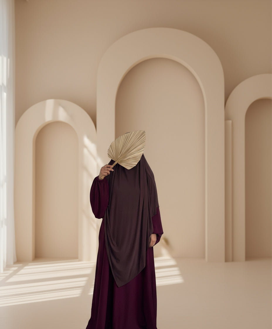 Maxi Bamboo Jersey Khimar - Bamboo Khimar Hijab