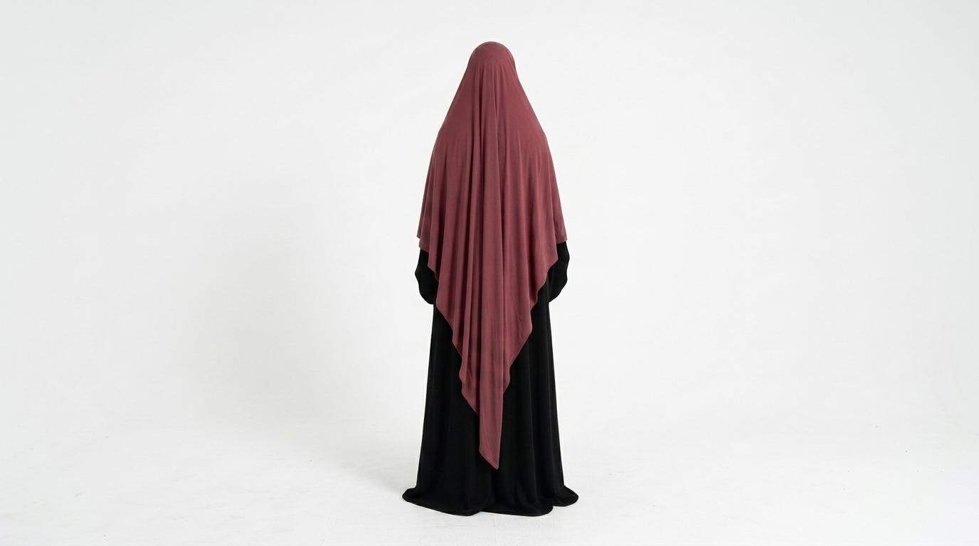 Maxi Bamboo Jersey Khimar – Full Coverage & Flowy Comfort