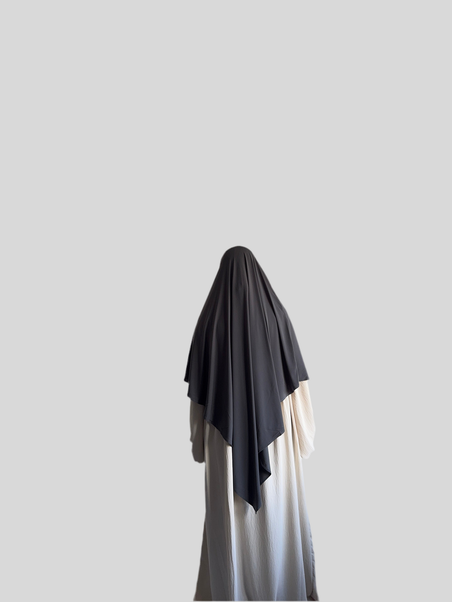 Regular Dark grey Premium Jersey Khimar