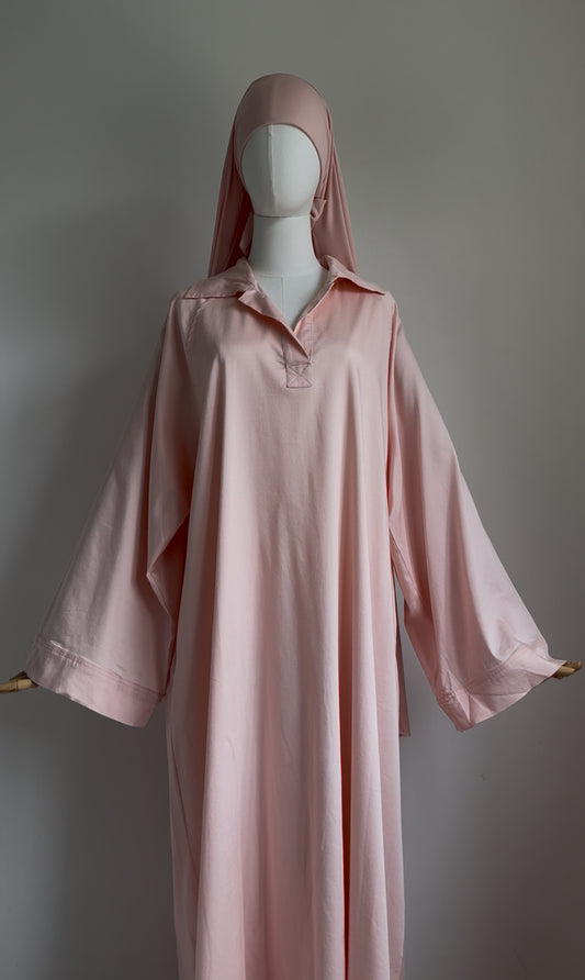 Pink abaya Jasminah